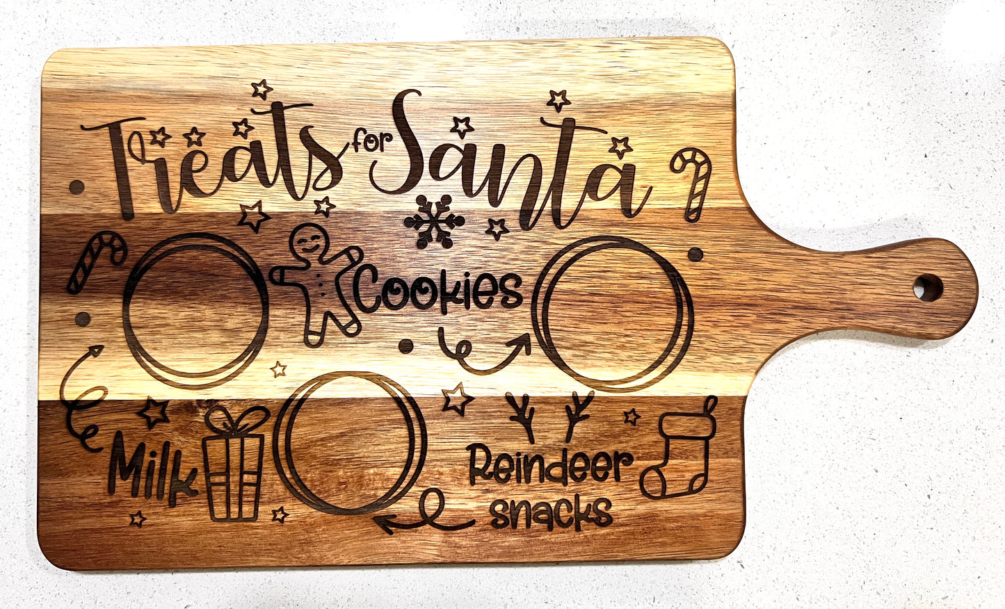 Cutting Board B6001 - Santa Treats