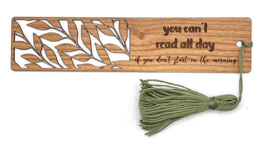 Bookmark BM001 - Can't read all day