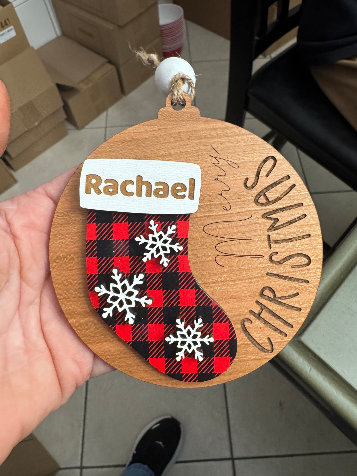 Customized Stocking Ornament