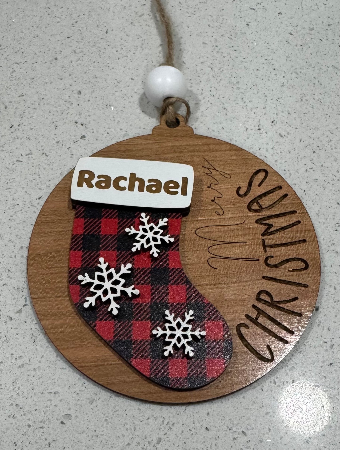 Customized Stocking Ornament