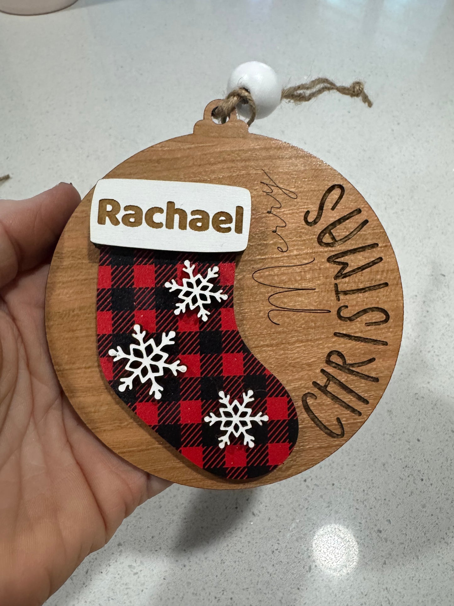Customized Stocking Ornament