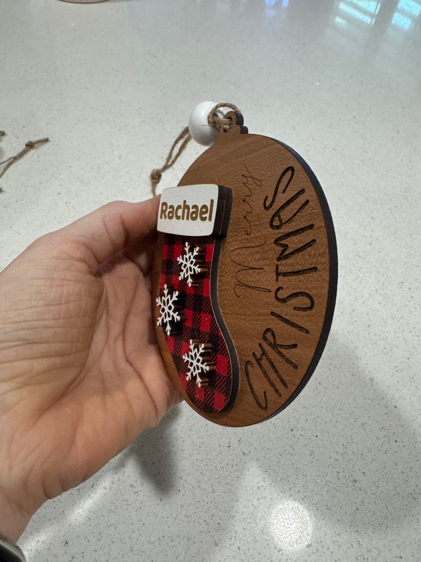 Customized Stocking Ornament