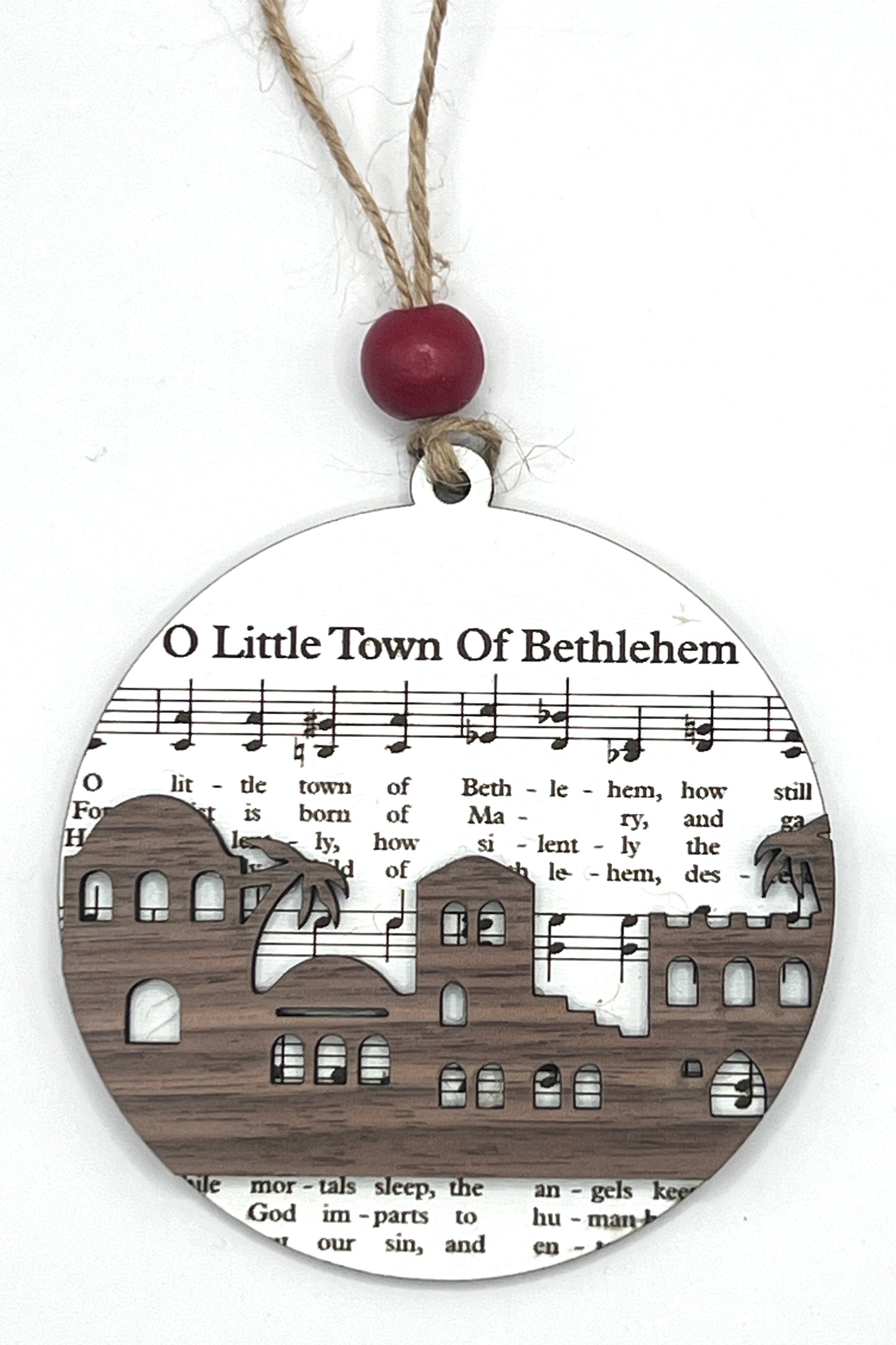 Ornament O1003 - O Little Town of Bethlehem