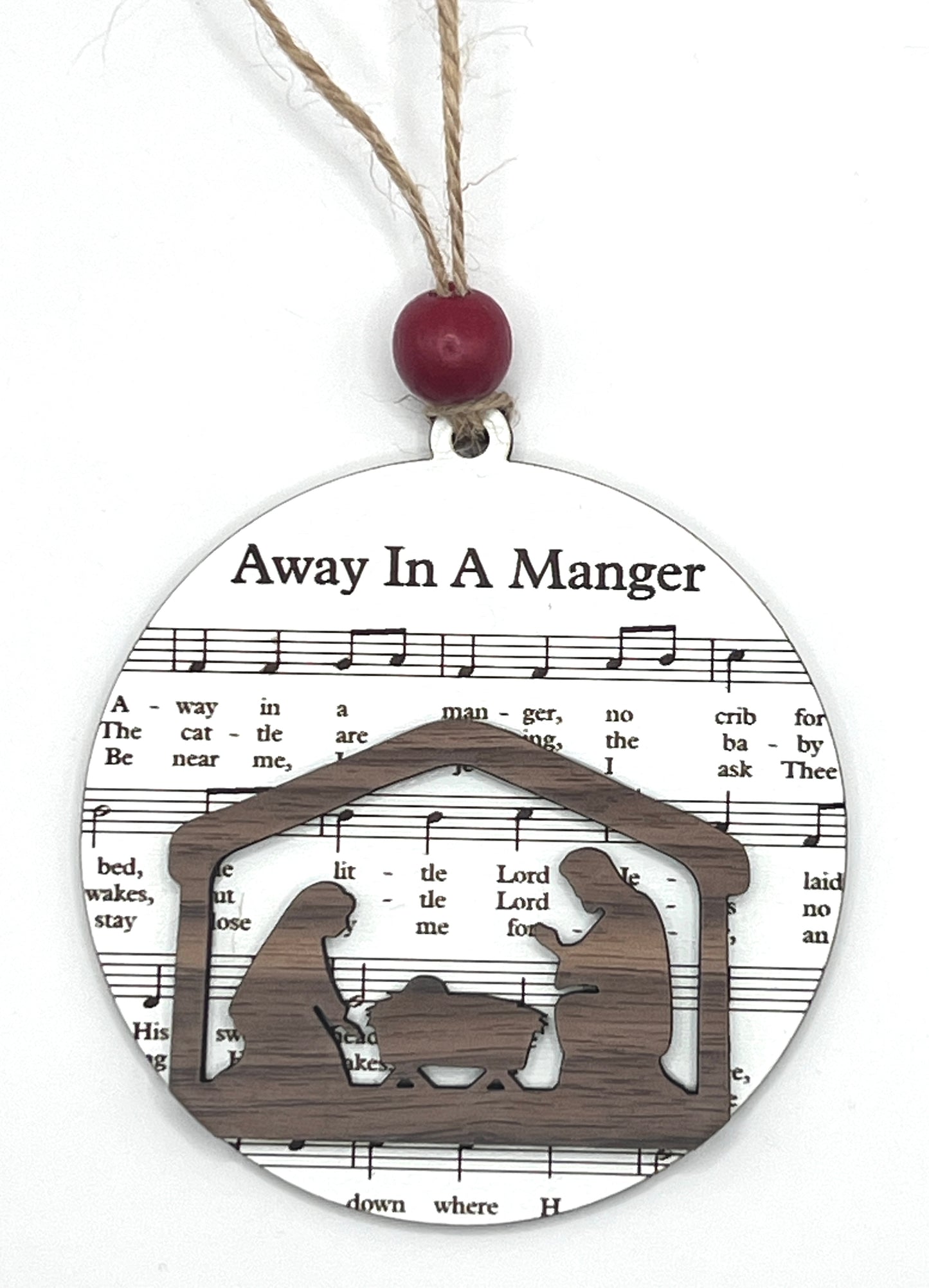 Ornament O1004 - Away in a Manger