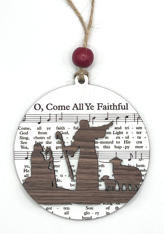 Ornament O1005 - O Come All Ye Faithful