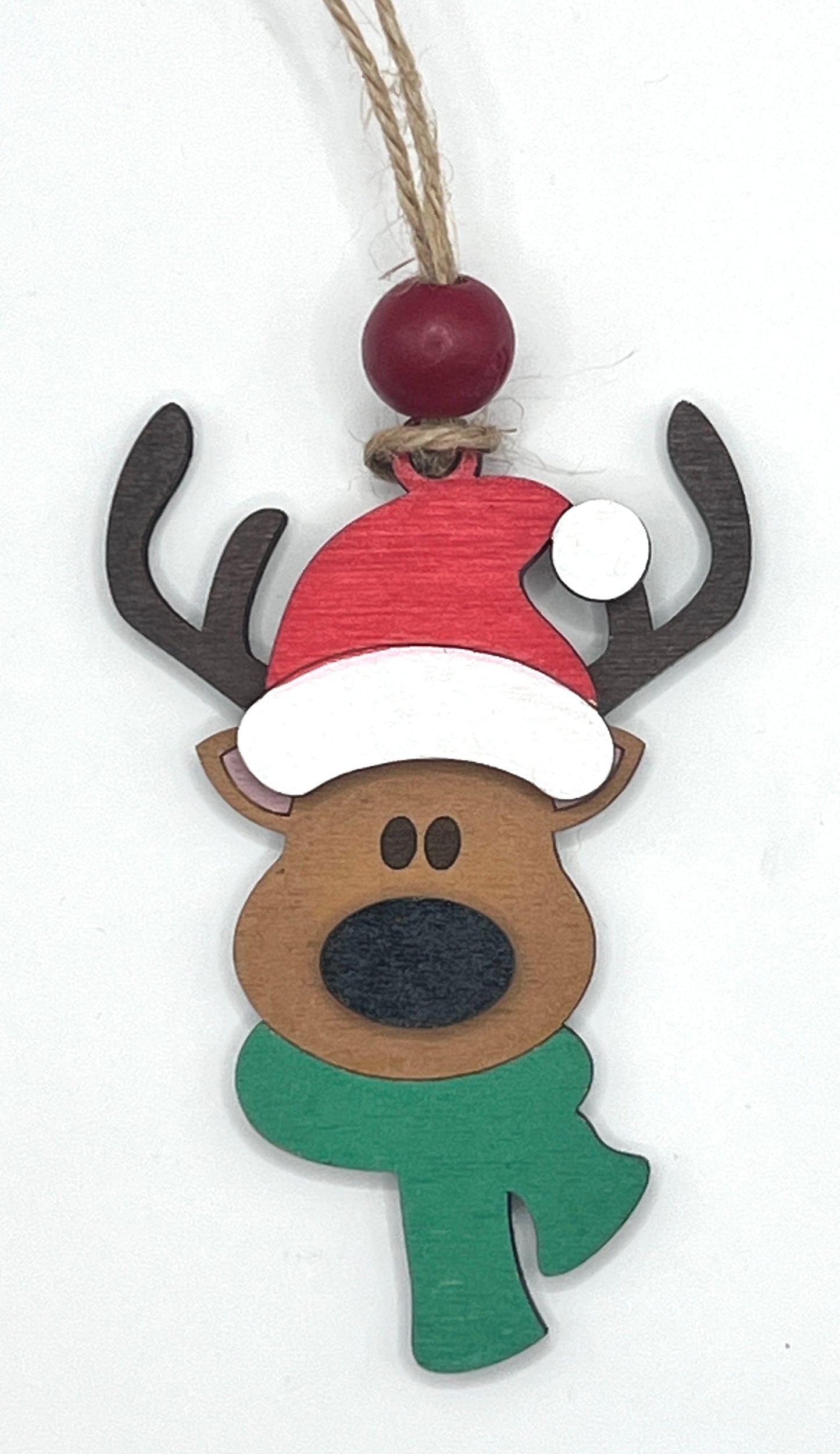 Ornament O1025 - Reindeer Green