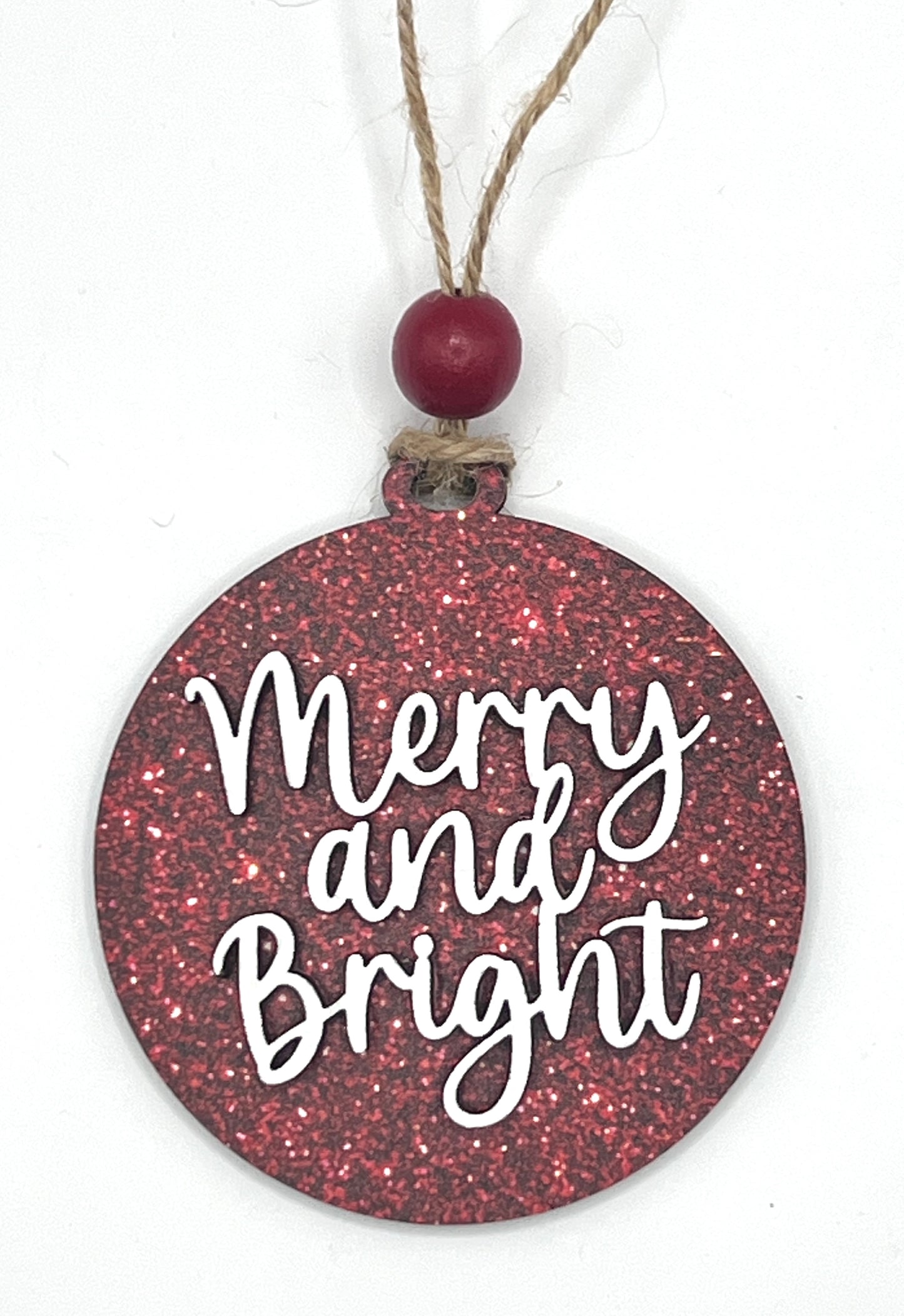 Ornament O1032 - Merry and Bright