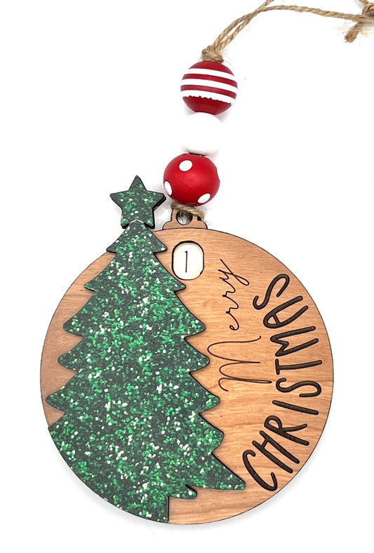 Ornament O1040 - Countdown Green